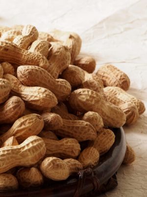 بادام خاکی با پوست